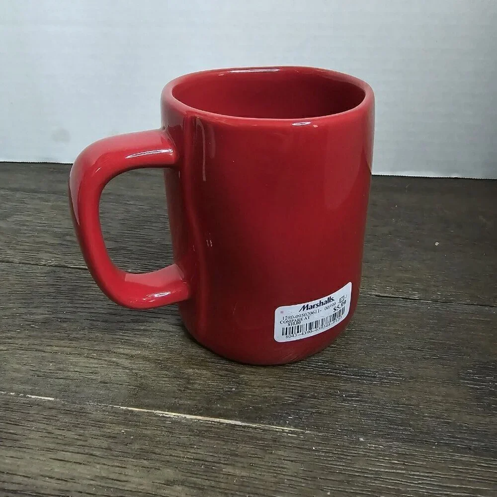 NWT Rae Dunn Artisan Love Is In The Air Red Mug Valentine's Day Magenta